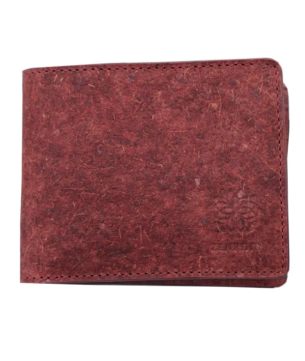 Vegan Mens Wallet | Natural Mens Wallet made of coconut leather