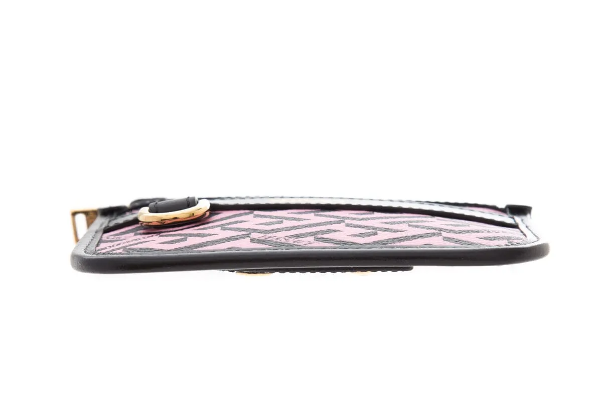 Versace Pink La Greca Wallet