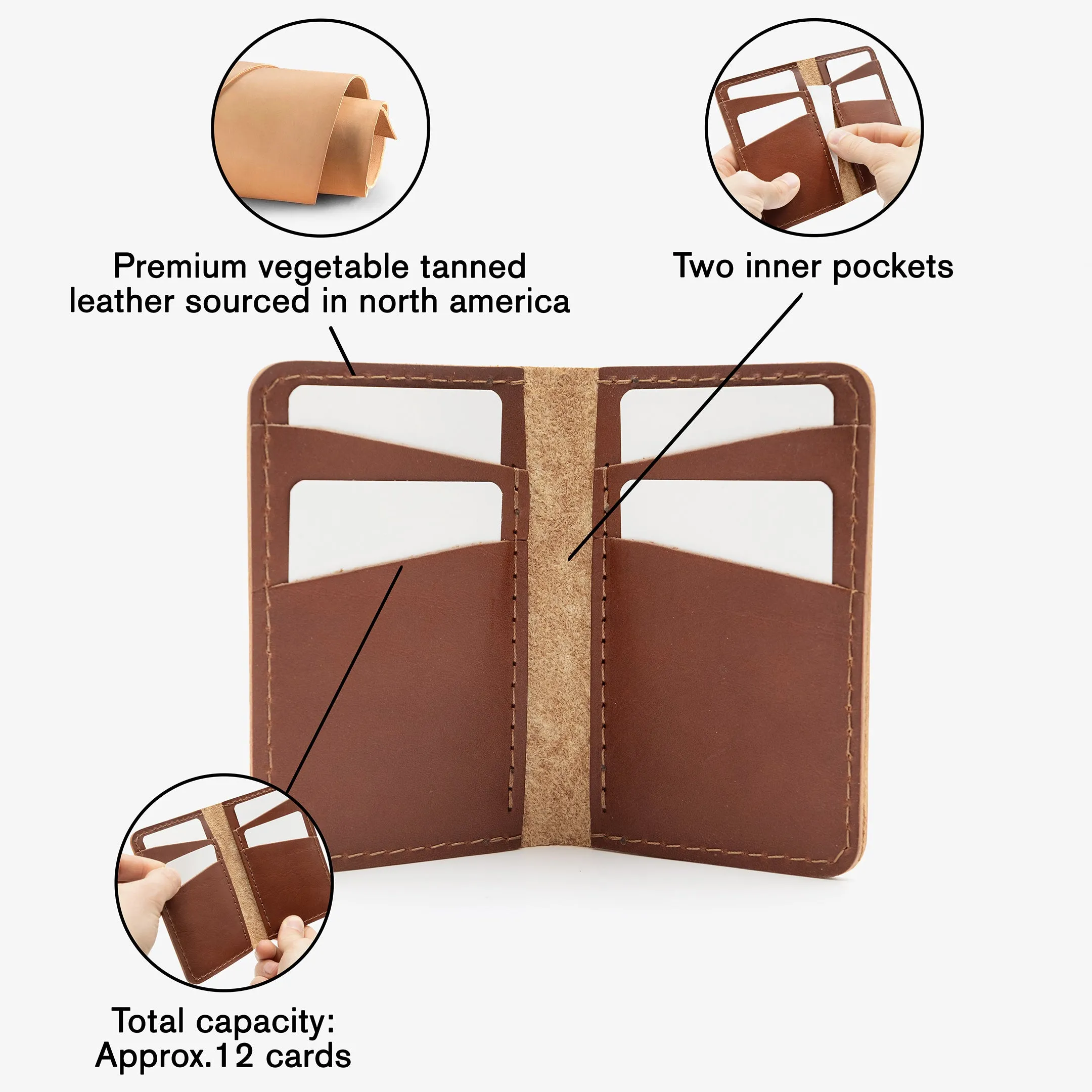 Vertical wallet