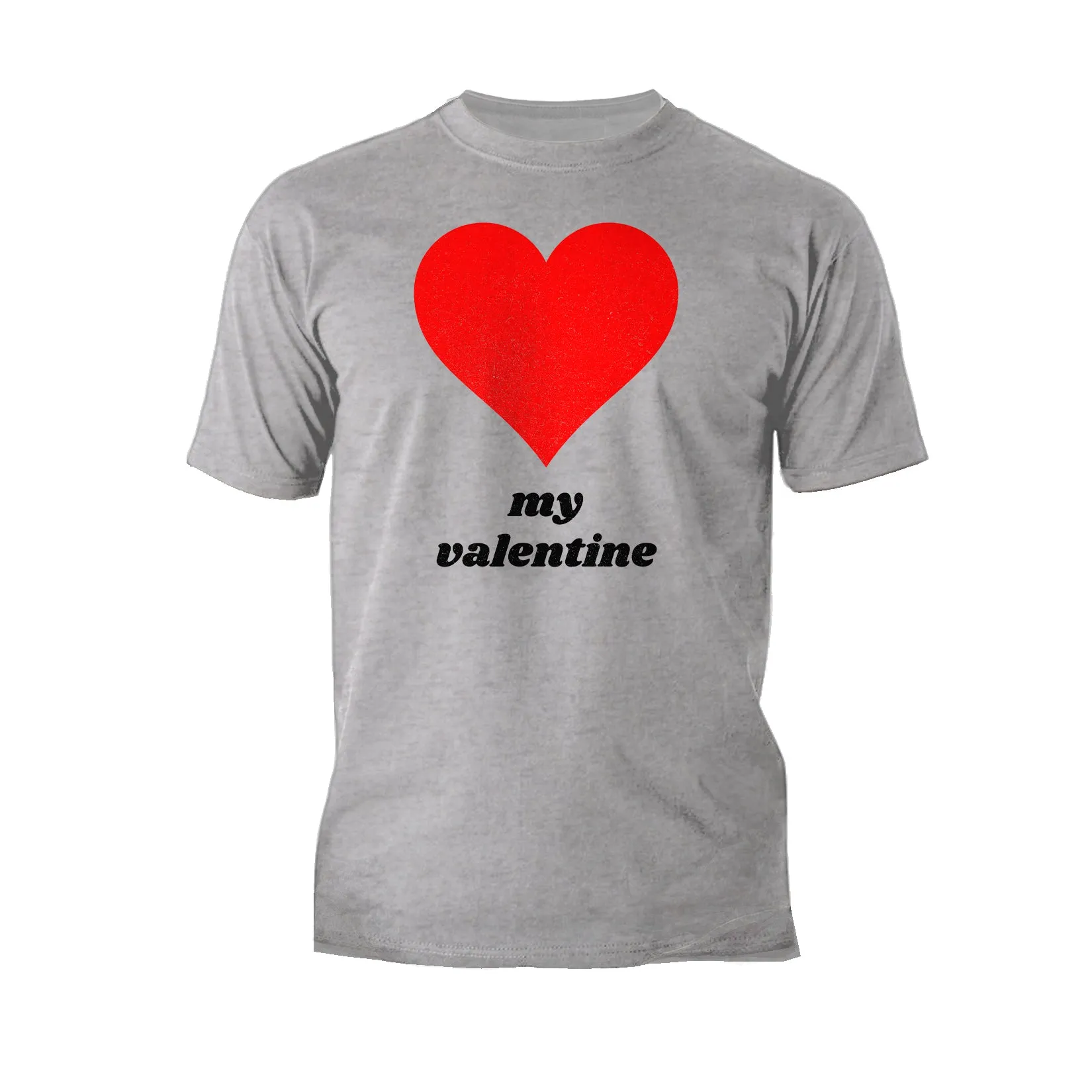 Vintage Valentine My Valentine Heart  Men's T-shirt