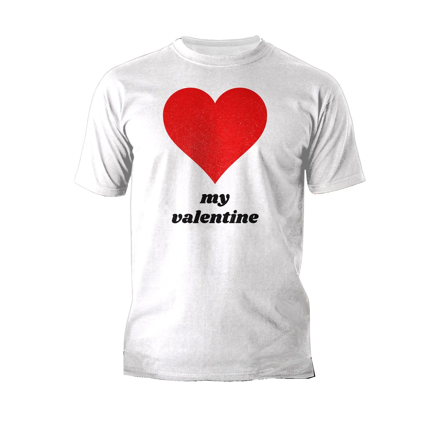 Vintage Valentine My Valentine Heart  Men's T-shirt