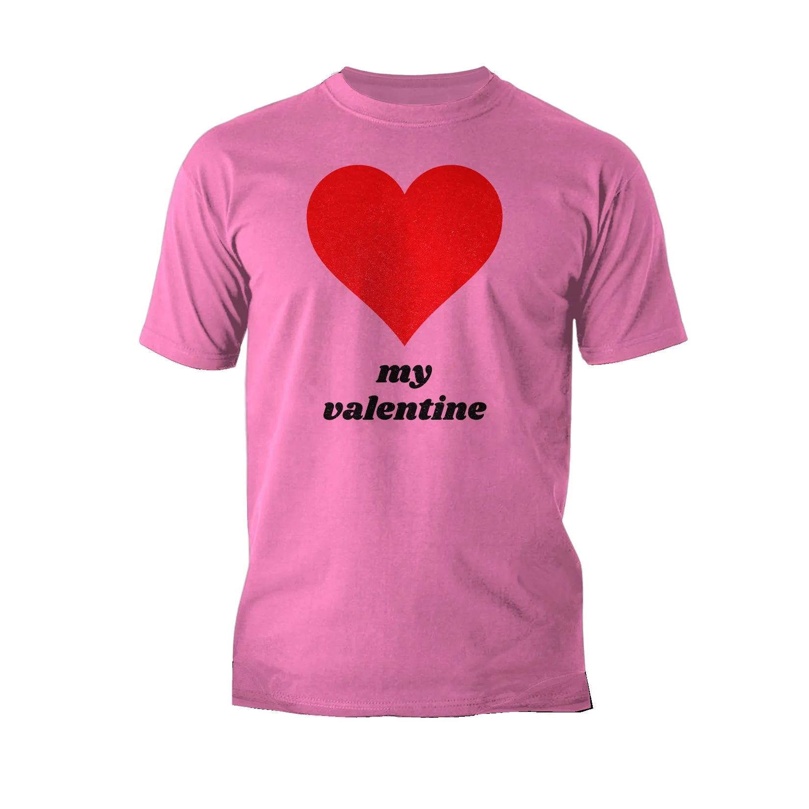 Vintage Valentine My Valentine Heart  Men's T-shirt