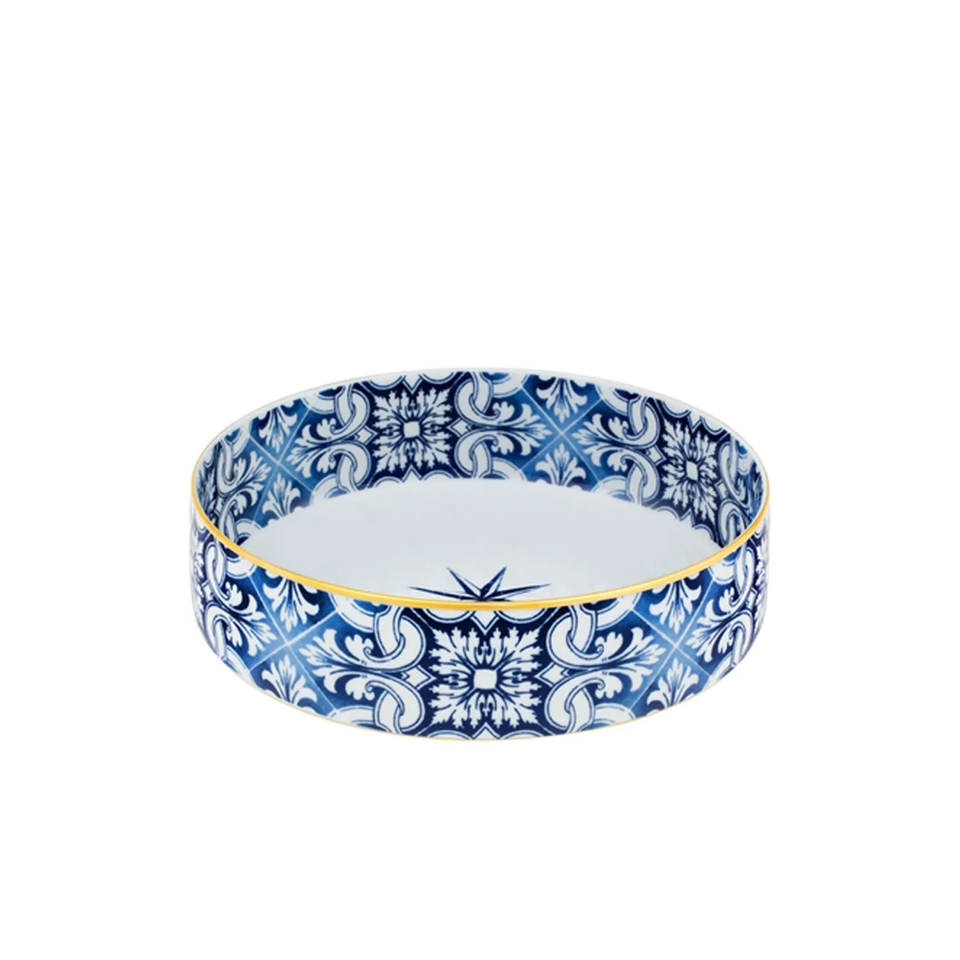 VISTA ALEGRE TRANSATLANTICA MEDIUM SALAD BOWL CARDINAL