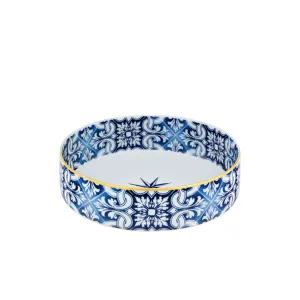 VISTA ALEGRE TRANSATLANTICA MEDIUM SALAD BOWL CARDINAL
