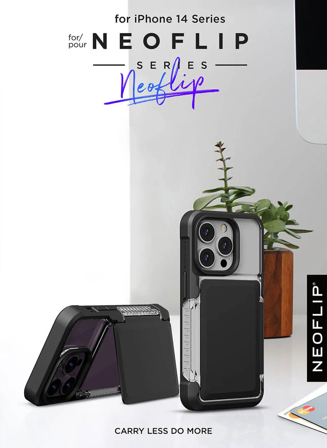 VRS Design iPhone 14 PRO Case Neo Flip