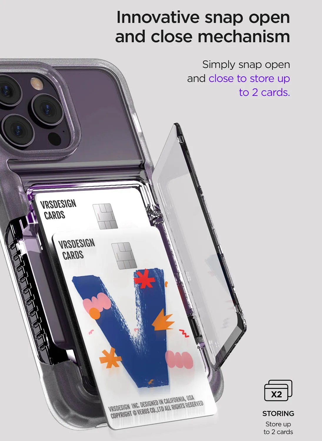 VRS Design iPhone 14 Pro MAX Case Neo Flip
