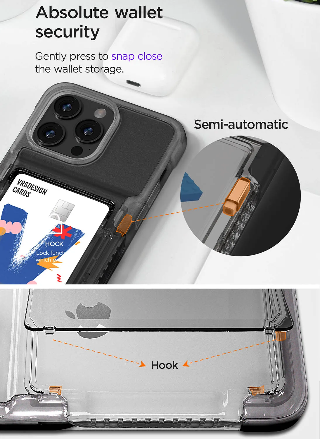 VRS Design iPhone 14 Pro MAX Case Neo Flip