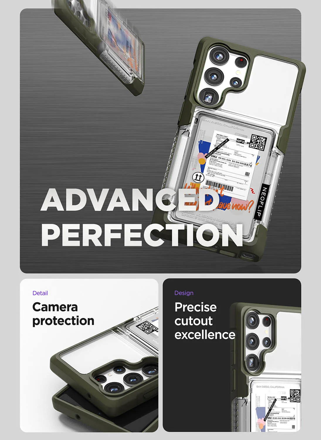 VRS Design Samsung Galaxy S23 ULTRA Neo Flip Travel