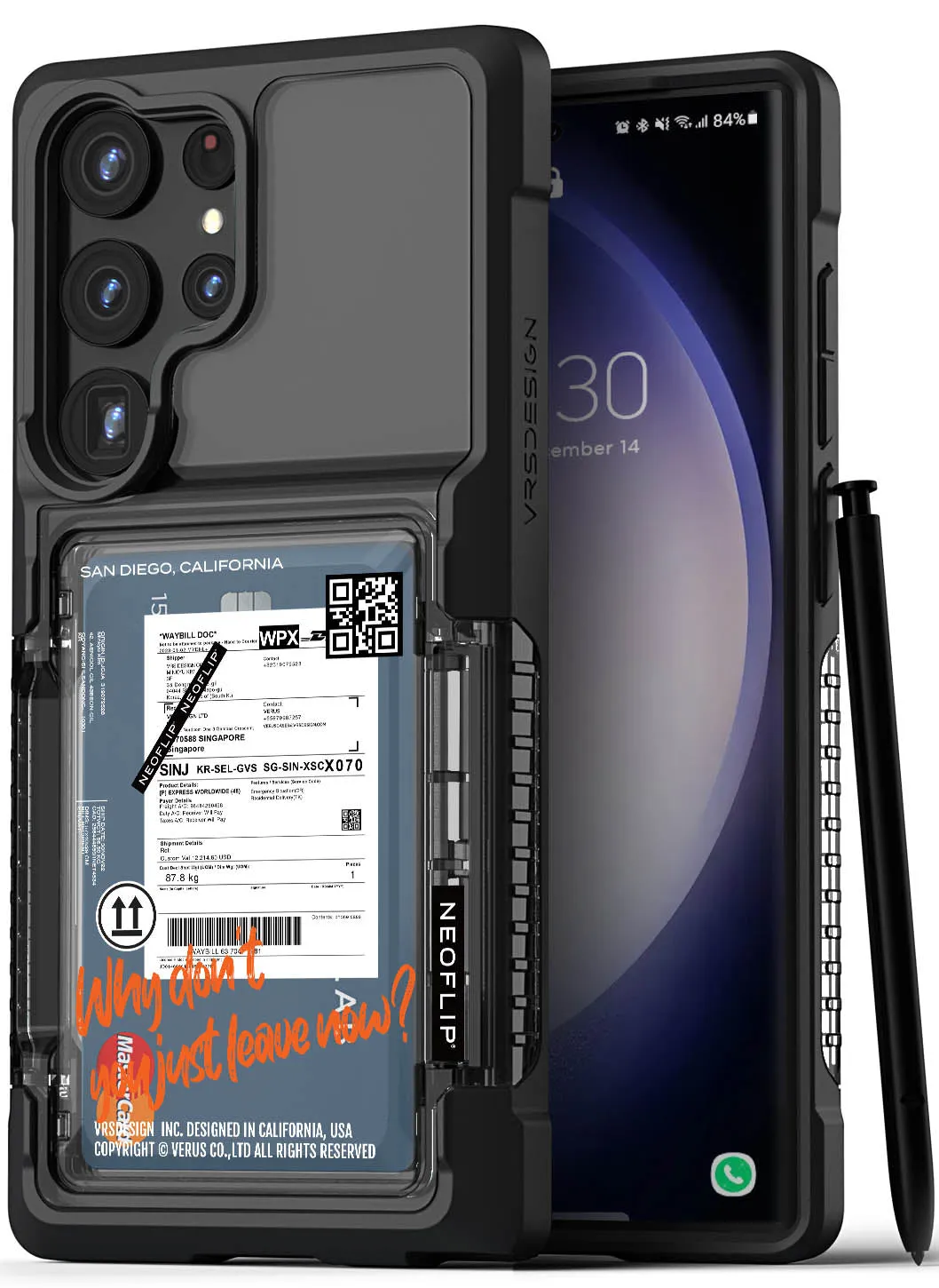 VRS Design Samsung Galaxy S23 ULTRA Neo Flip Travel