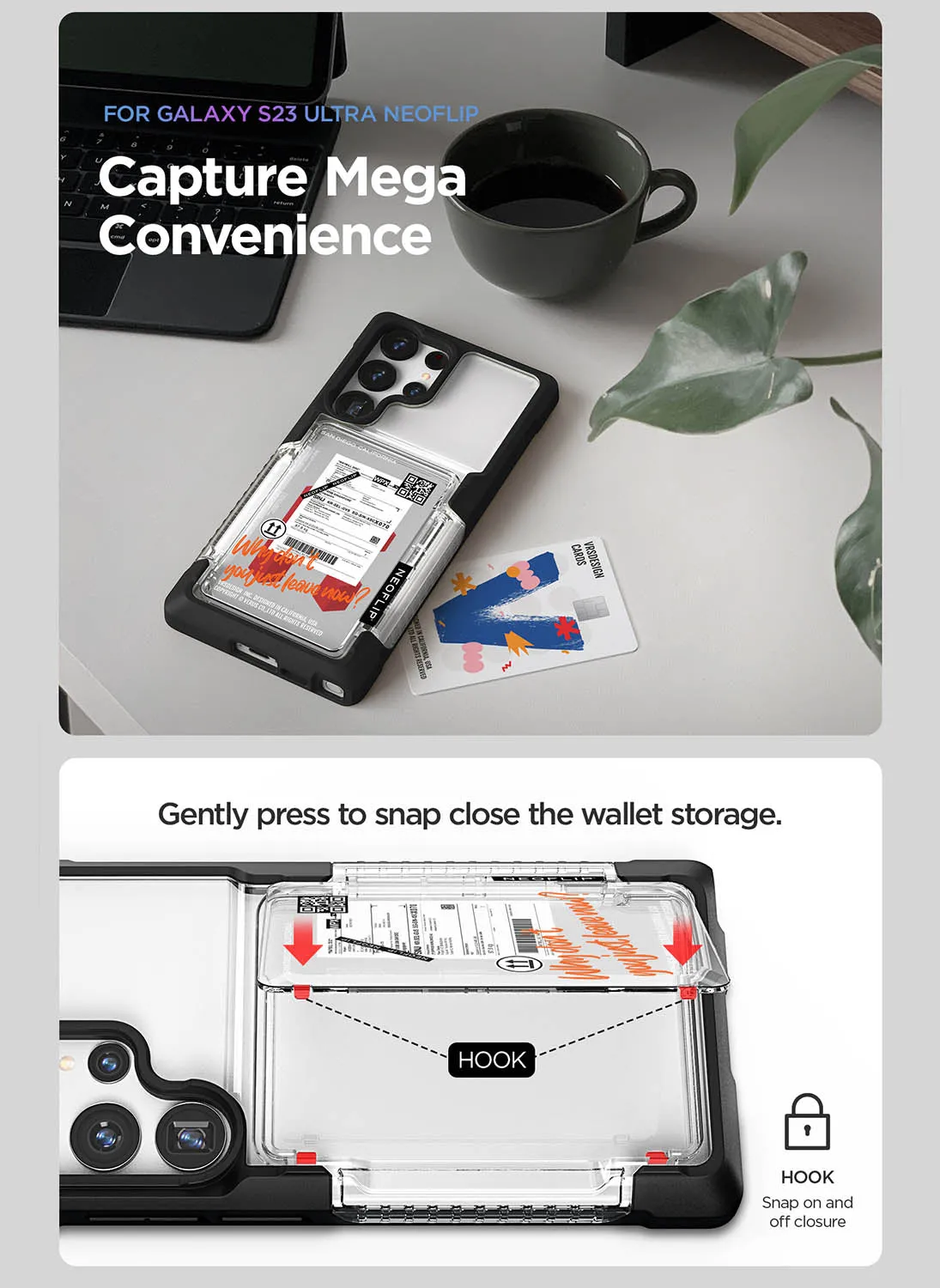 VRS Design Samsung Galaxy S23 ULTRA Neo Flip Travel