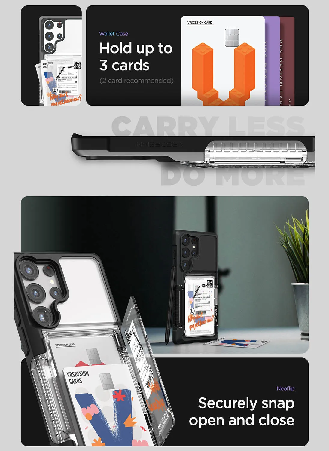 VRS Design Samsung Galaxy S23 ULTRA Neo Flip Travel