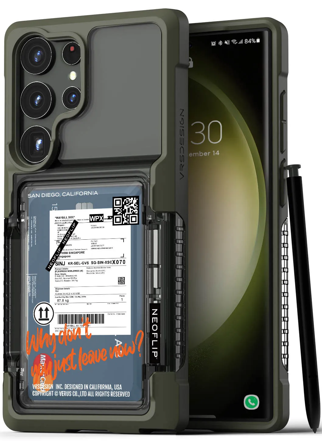 VRS Design Samsung Galaxy S23 ULTRA Neo Flip Travel