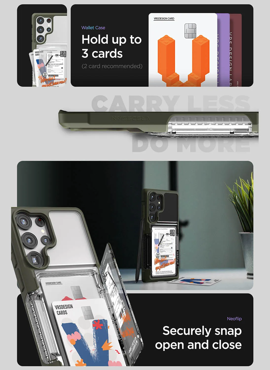 VRS Design Samsung Galaxy S23 ULTRA Neo Flip Travel