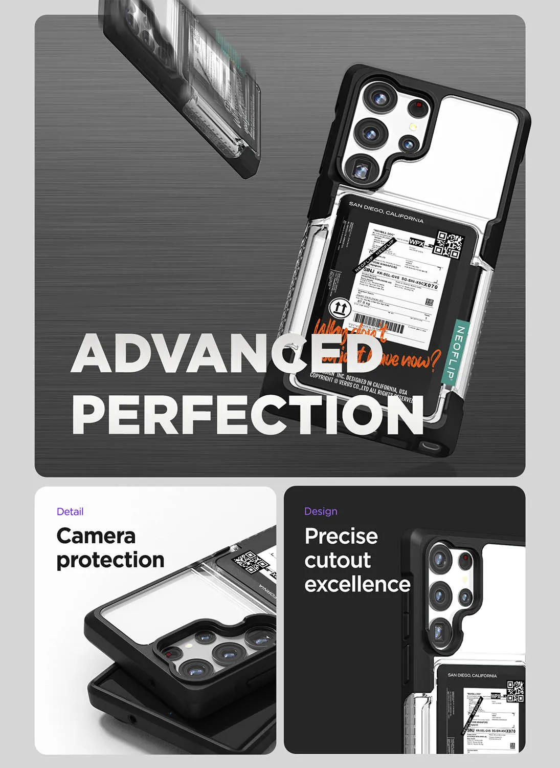 VRS Design Samsung Galaxy S23 ULTRA Neo Flip Travel