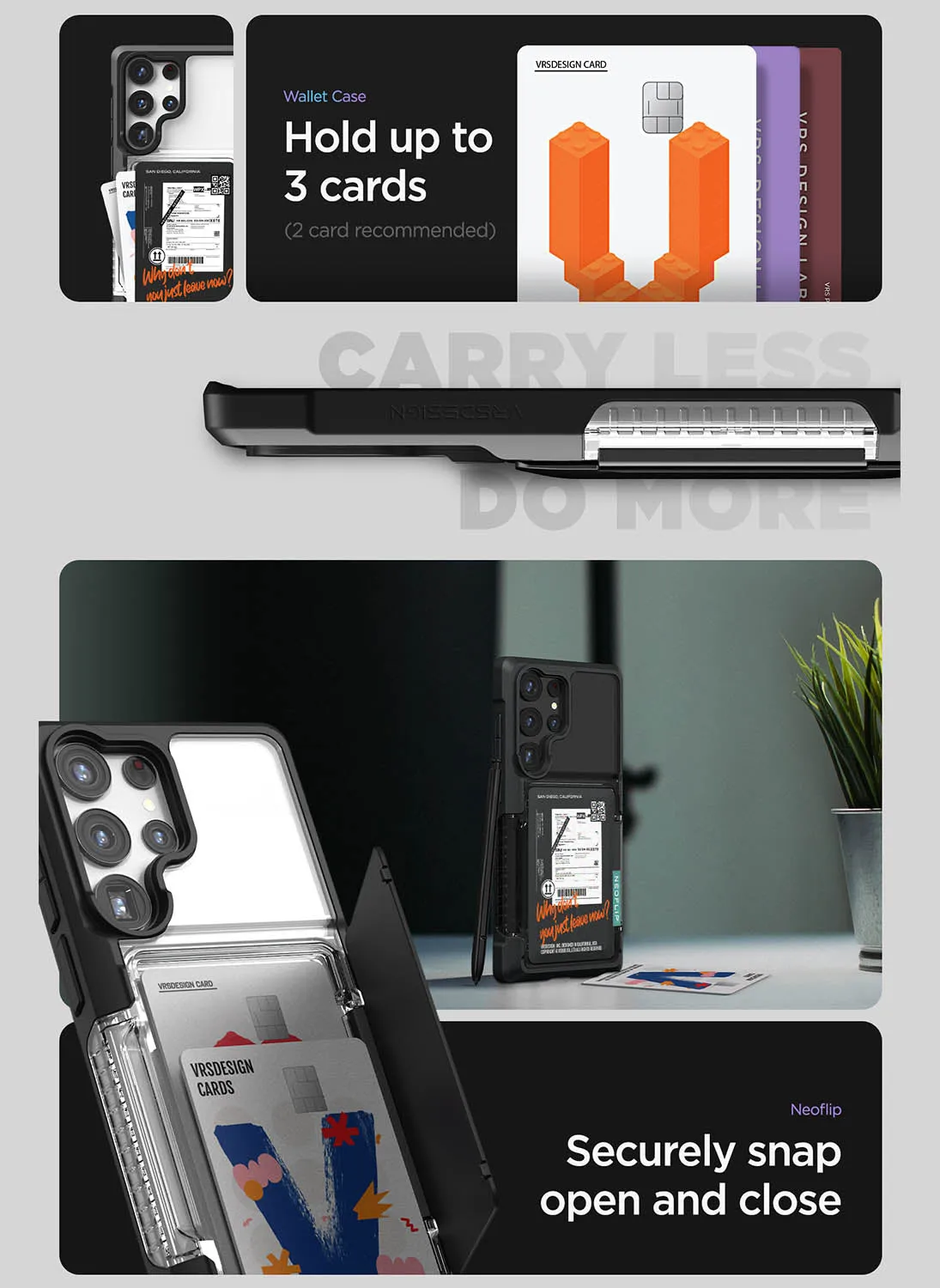 VRS Design Samsung Galaxy S23 ULTRA Neo Flip Travel