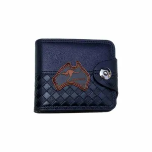Wallet with Clip AUS Map & Pattern