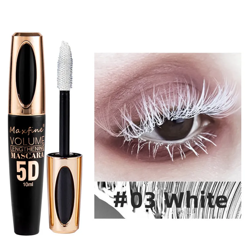 Waterproof Colorful 5D Mascara Quick Dry Long Eyelash Eyes Makeup Tools