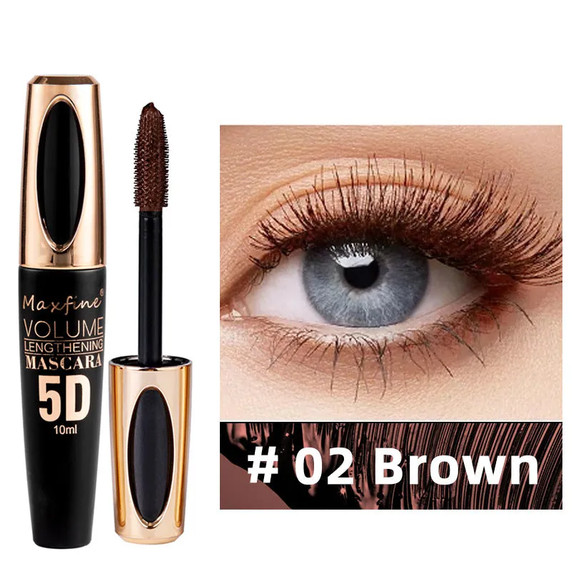 Waterproof Colorful 5D Mascara Quick Dry Long Eyelash Eyes Makeup Tools