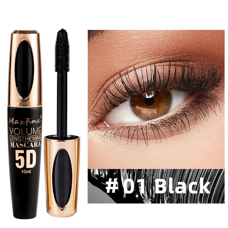 Waterproof Colorful 5D Mascara Quick Dry Long Eyelash Eyes Makeup Tools