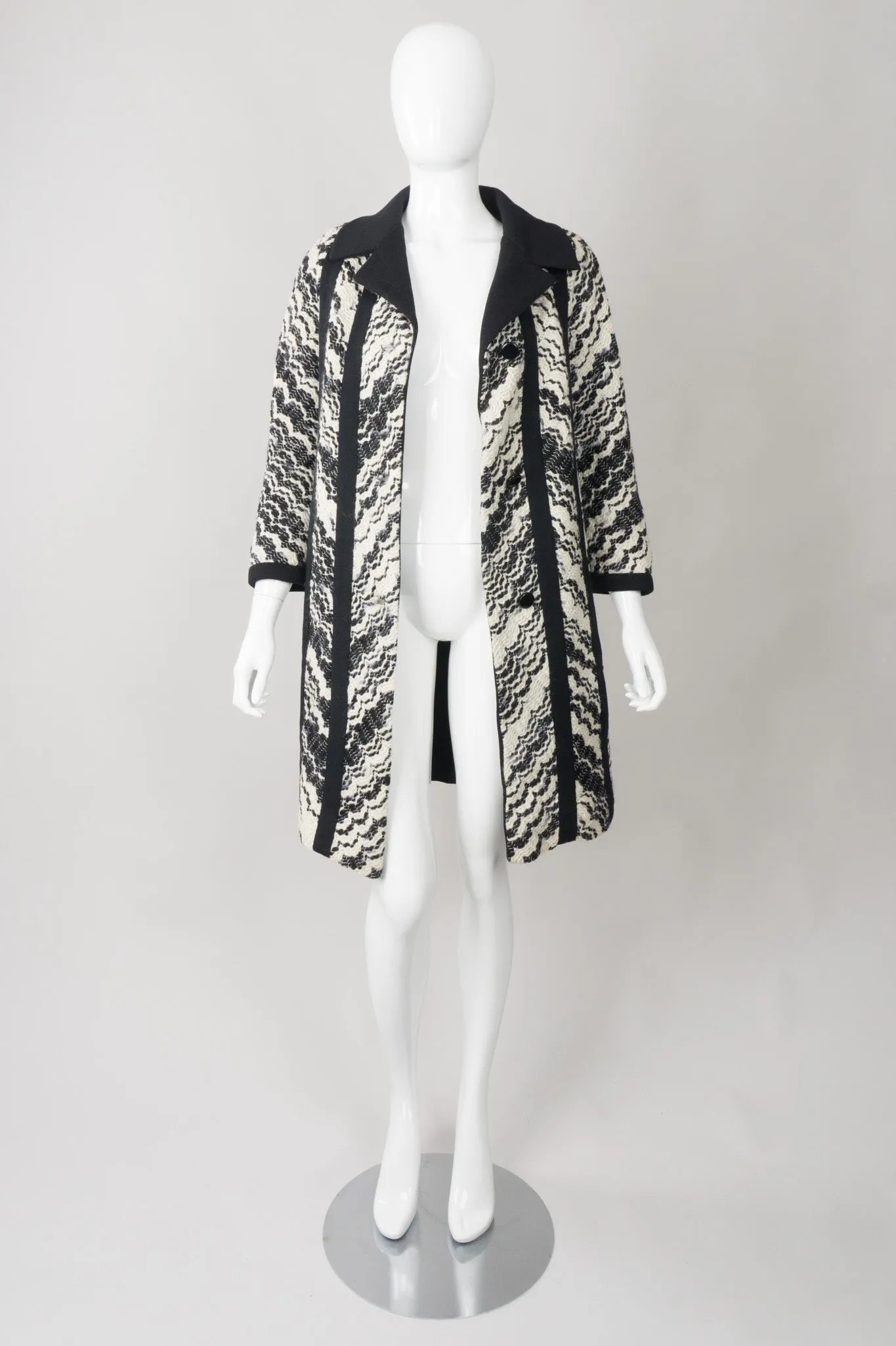 Wavy Chevron Coat
