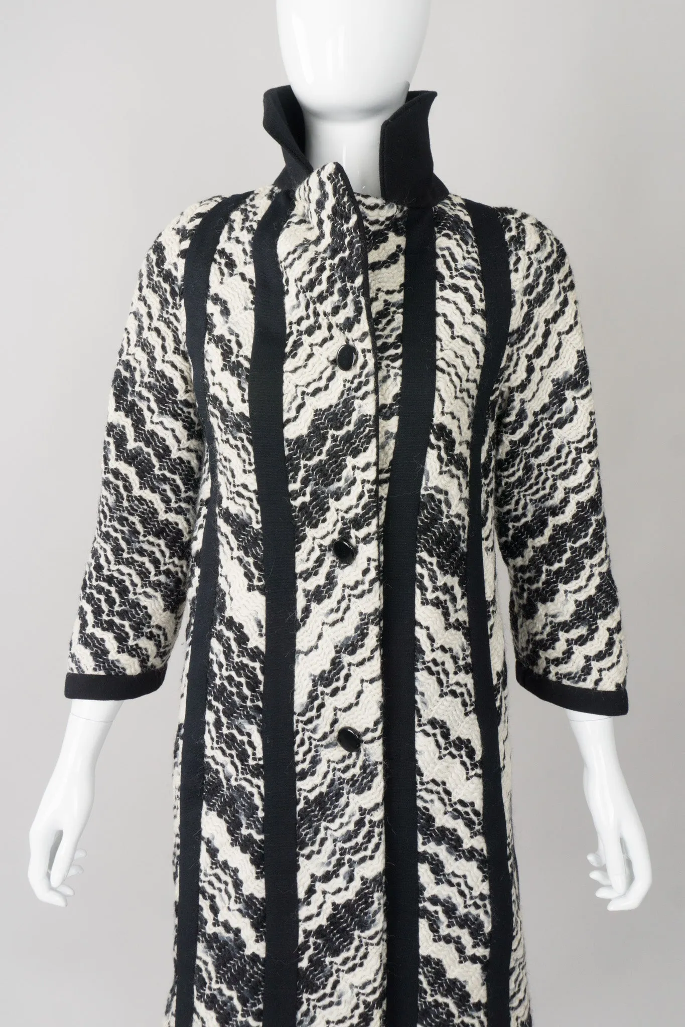 Wavy Chevron Coat