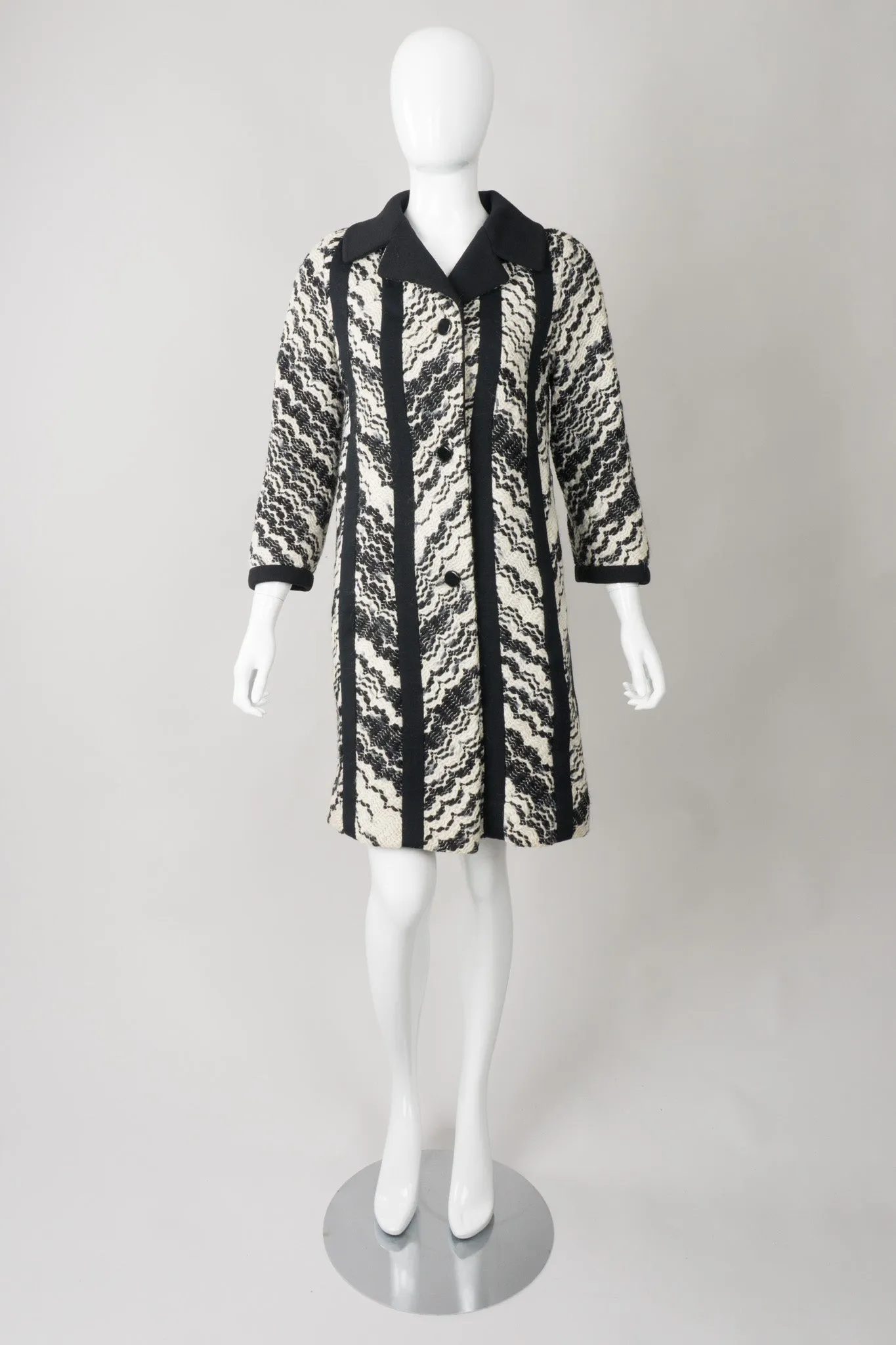 Wavy Chevron Coat