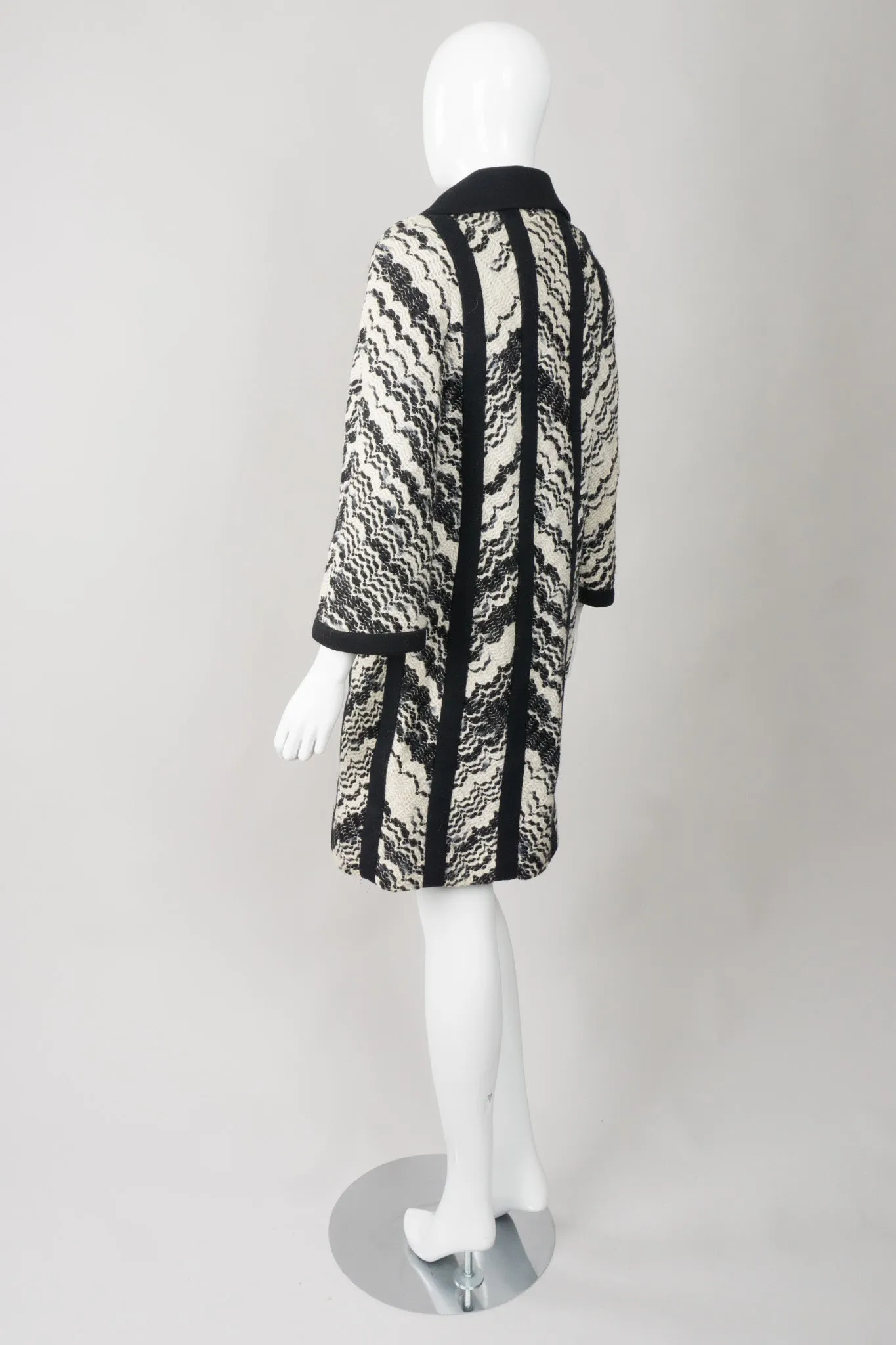 Wavy Chevron Coat