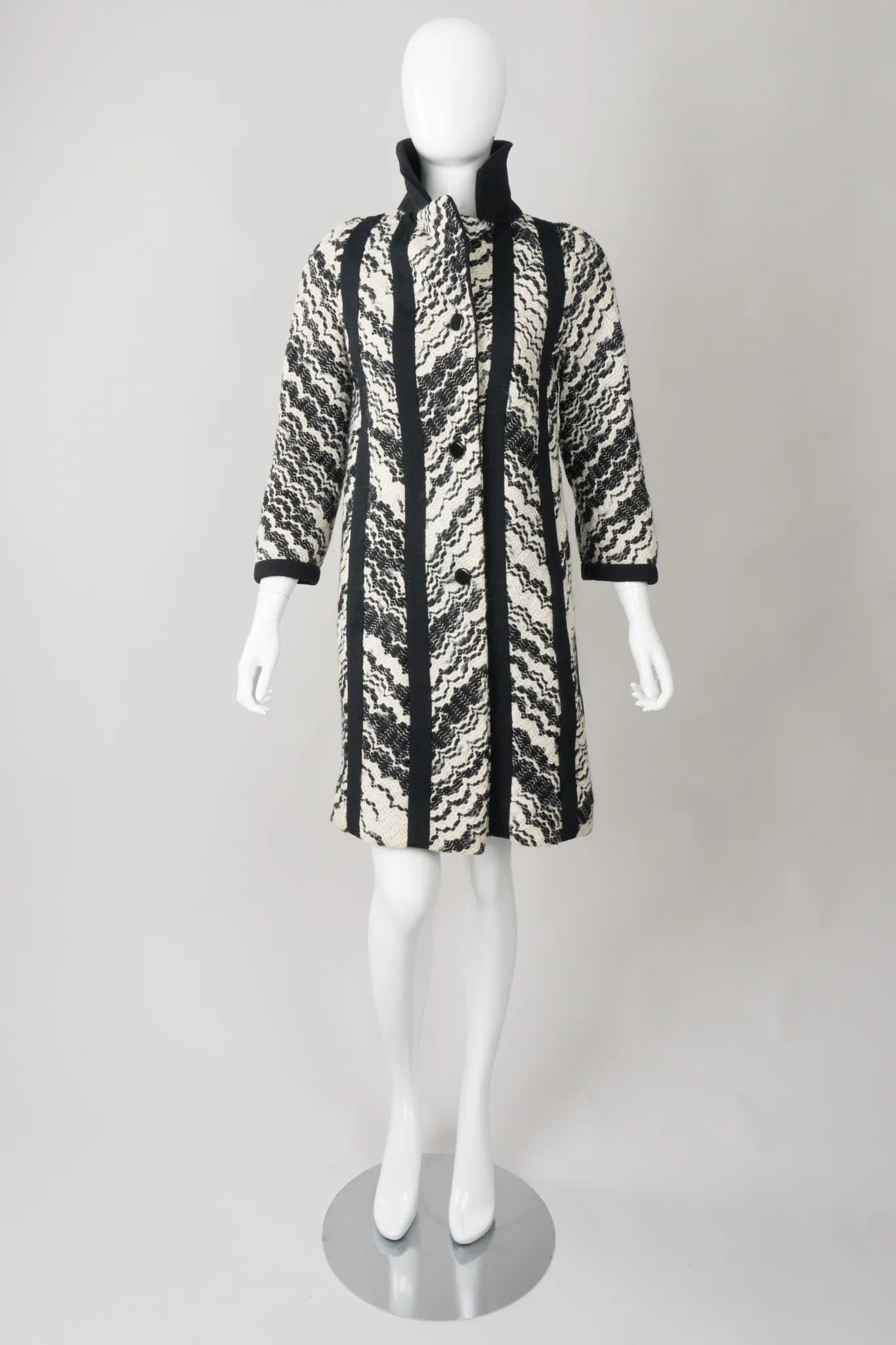 Wavy Chevron Coat