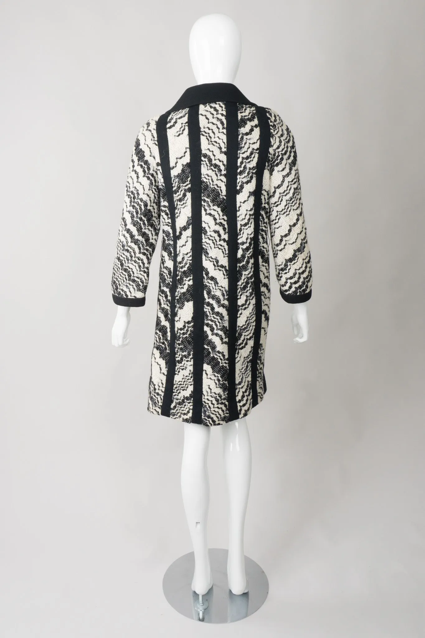 Wavy Chevron Coat