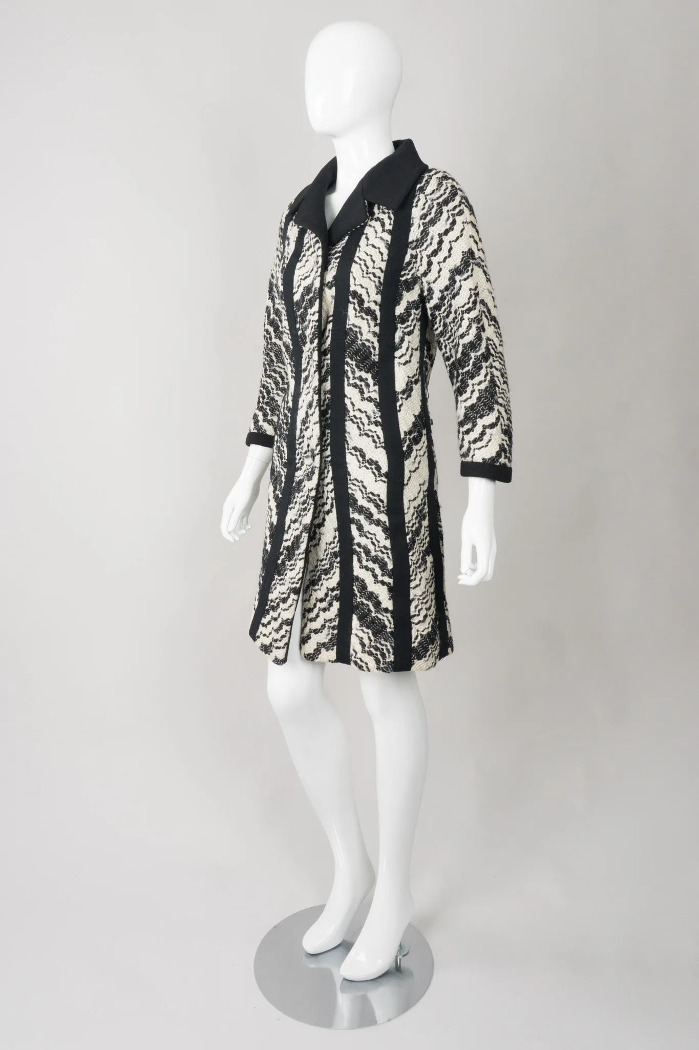 Wavy Chevron Coat