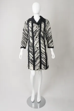 Wavy Chevron Coat