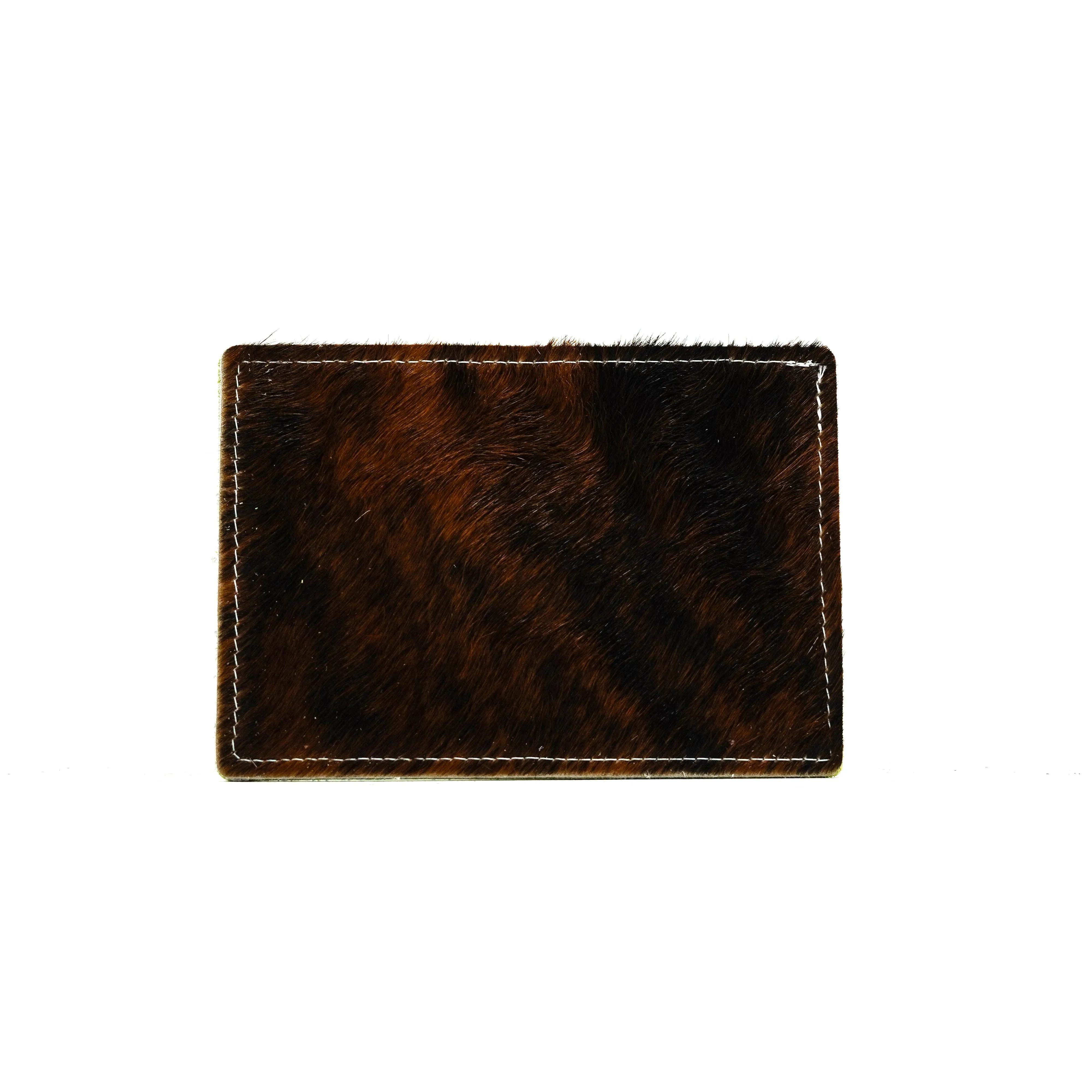 Waylon Wallet - Brindle w/ Lime Green Leather