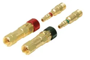 Western Enterprises Quick Connect, Reg. to Hose w/Check, QDB205 Plug (M); QDB20 Socket (F), Fuel Gas, QDB31
