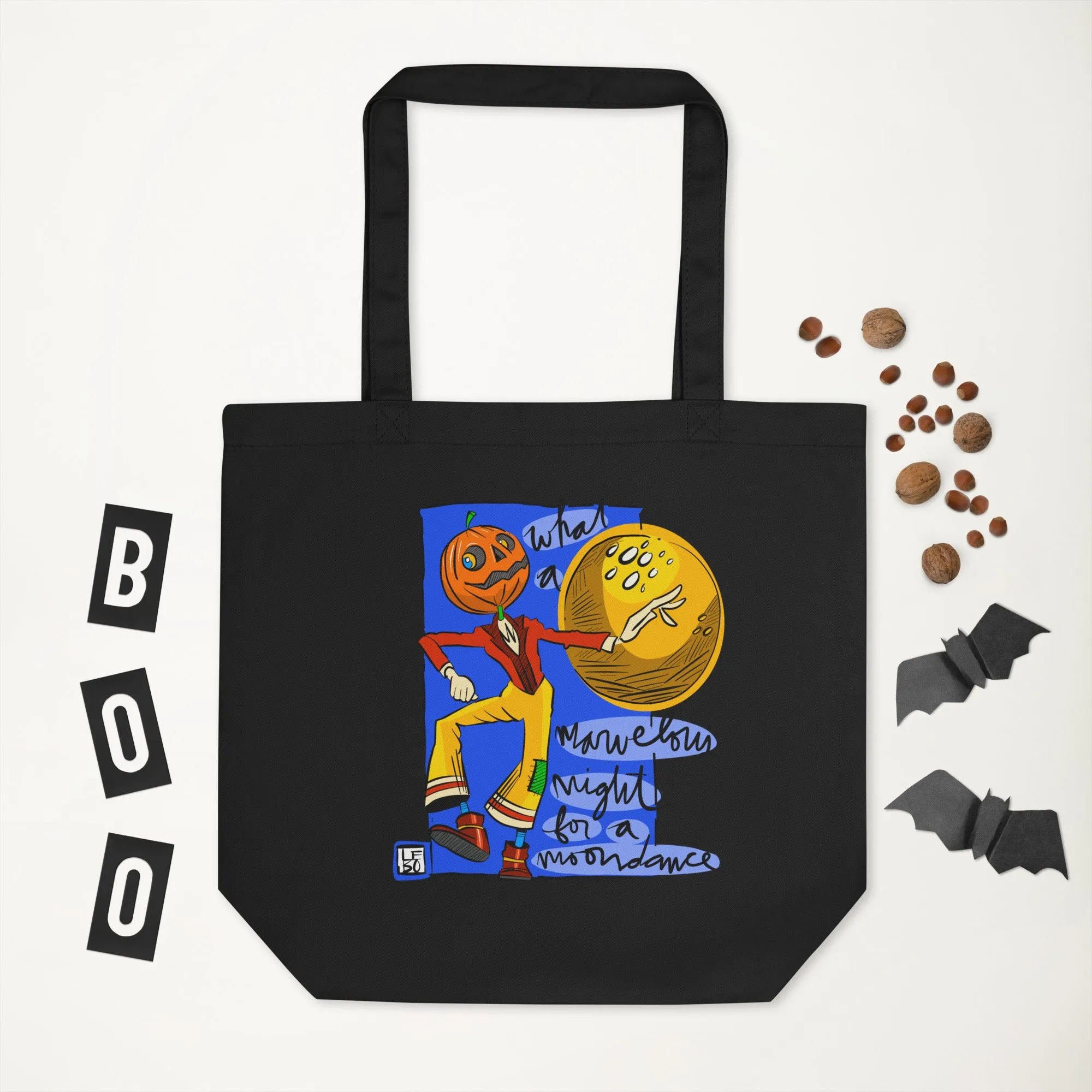 What a Marvelous Night for a Moondance - Lebo Eco Tote Bag