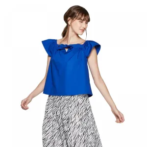 Who What Wear Women's Short Sleeve Off The Shoulder Cropped Bardot Top