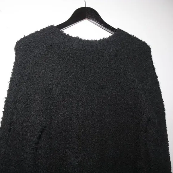 WILFRED FREE Aritzia Kroes Mohair Wool Acrylic Blend Sweater Black Size XXS