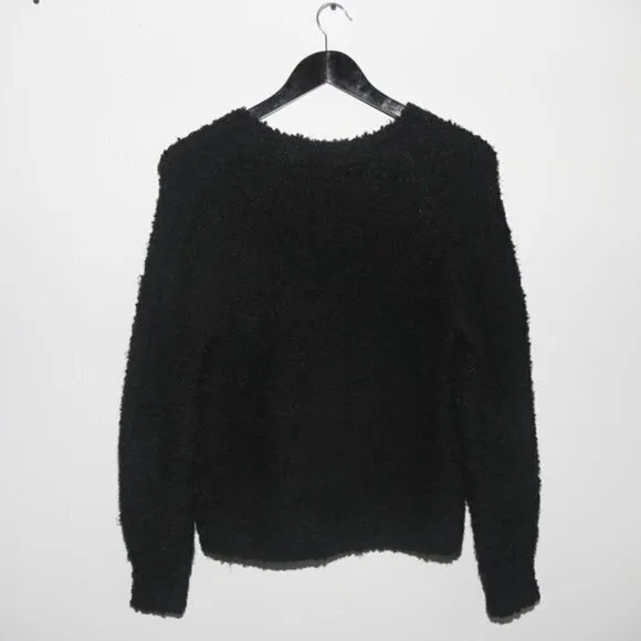 WILFRED FREE Aritzia Kroes Mohair Wool Acrylic Blend Sweater Black Size XXS