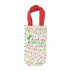 Wine Bag, Drink Up Grinches, from Viv & Lou MNA102VL-GRINCH