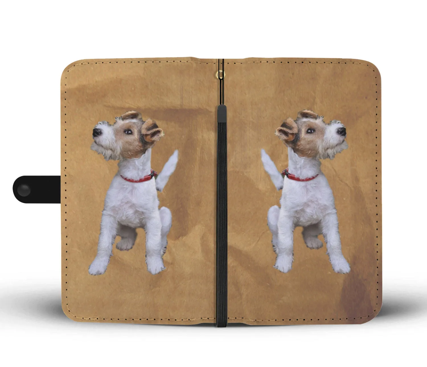 Wire Hair Fox Terrier Phone Case Wallet