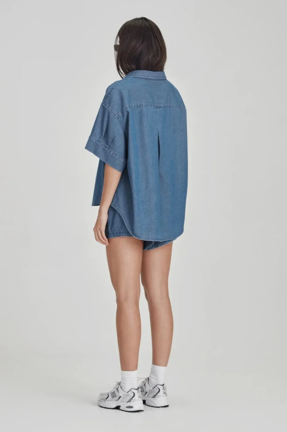 Womens Boyfriend Shirt Chambray