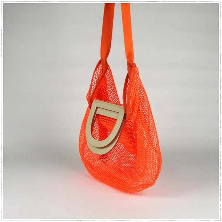 Womens Coffee Net Polyester Leather Tote Handbag Purse Polyester Tote Shoulder Bag Purse for Ladies