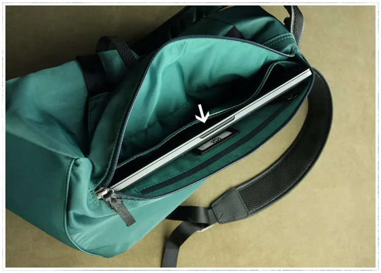 Womens Nylon Large Backpack Bag Orange Nylon Travel Backpack School Rucksack for Ladies