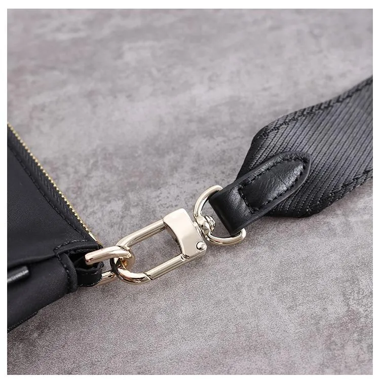 Womens Nylon Mini Shoulder Purse Womens Pink Nylon Chain Shoulder Bag Nylon Chain Purse for Ladies