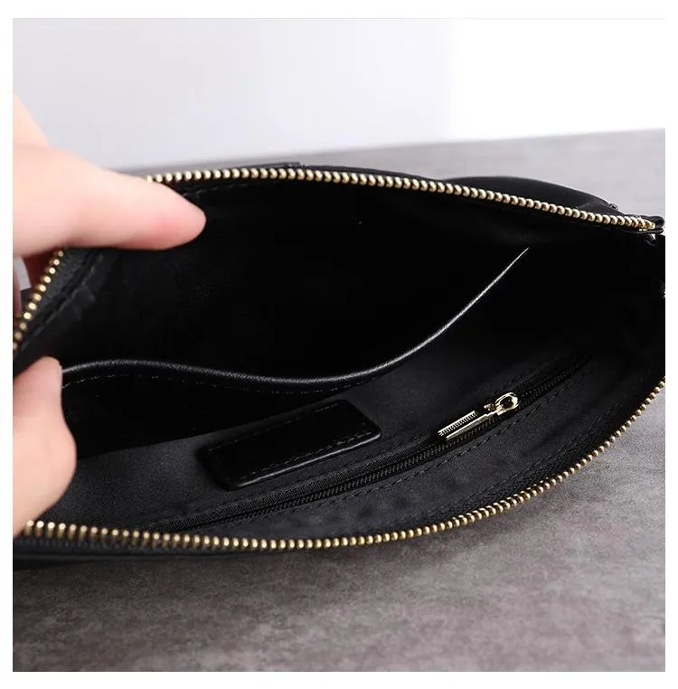 Womens Nylon Mini Shoulder Purse Womens Pink Nylon Chain Shoulder Bag Nylon Chain Purse for Ladies