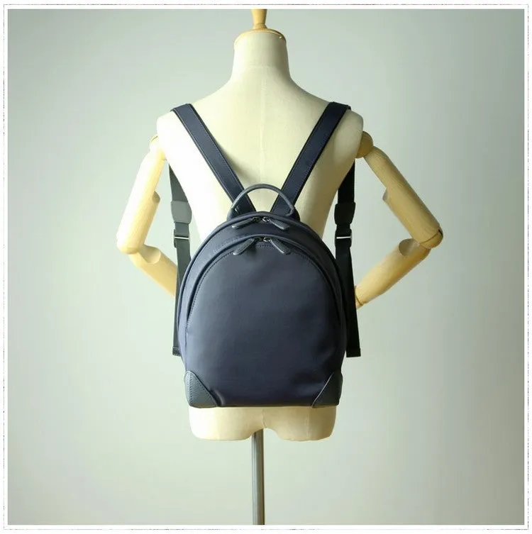 Womens Nylon Small Backpack Bag Light Gray&Yellow Best Mini Backpack Purse Nylon Rucksack for Ladies