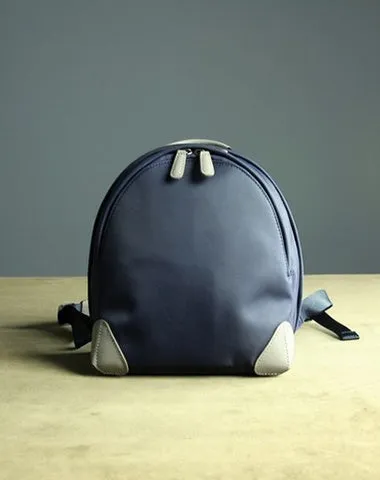 Womens Nylon Small Backpack Bag Light Gray&Yellow Best Mini Backpack Purse Nylon Rucksack for Ladies