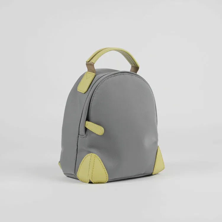 Womens Nylon Small Backpack Purse Light Green Convertible Crossbody Bag Nylon Backpack Shoulder Bag for Ladies