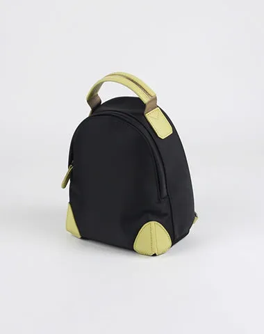 Womens Nylon Small Backpack Purse Light Green Convertible Crossbody Bag Nylon Backpack Shoulder Bag for Ladies