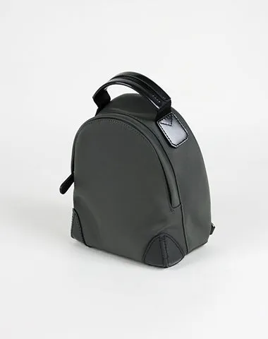 Womens Nylon Small Backpack Purse Light Green Convertible Crossbody Bag Nylon Backpack Shoulder Bag for Ladies