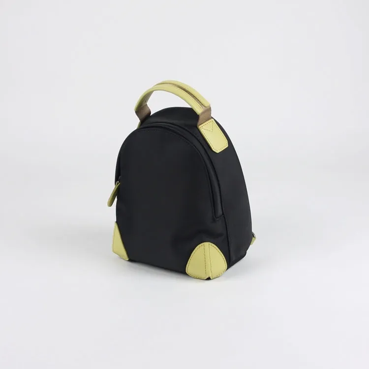 Womens Nylon Small Backpack Purse Light Green Convertible Crossbody Bag Nylon Backpack Shoulder Bag for Ladies